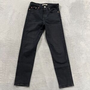 Levi's Black Straight Leg Jeans